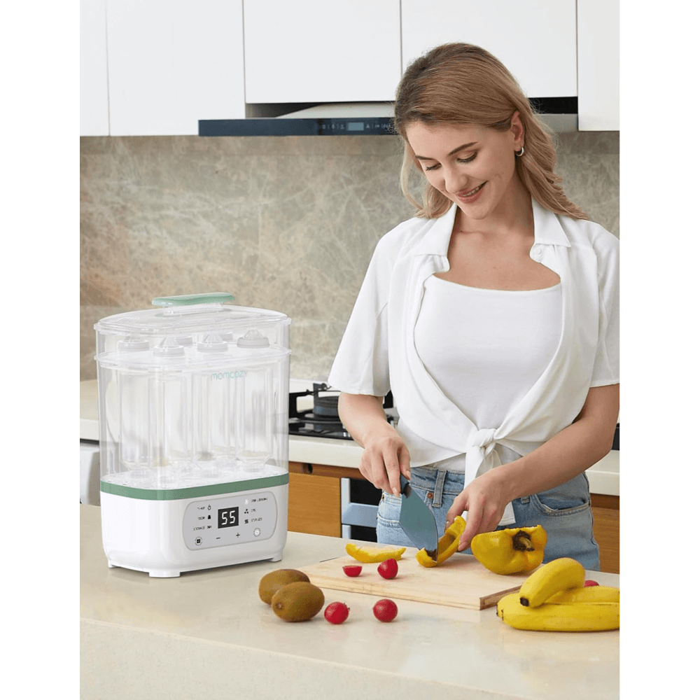 Momcozy Sterilizers & Warmer 8 in 1 Sterilizer and Dryer White - Bottle Sterilizer