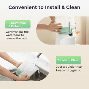 Momcozy Sterilizers & Warmer Instant Hot Water Dispenser White and Green - Sterilizers and Bottle Warmer