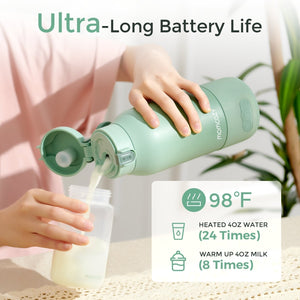 Momcozy Sterilizers & Warmer Portable Breast Milk & Water Warmer Green - Bottle Warmer