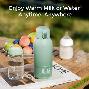 Momcozy Sterilizers & Warmer Portable Breast Milk & Water Warmer Green - Bottle Warmer