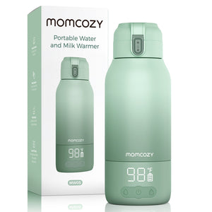 Momcozy Sterilizers & Warmer Portable Breast Milk & Water Warmer Green - Bottle Warmer