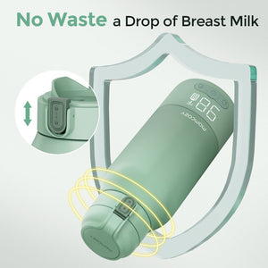 Momcozy Sterilizers & Warmer Portable Breast Milk & Water Warmer Green - Bottle Warmer