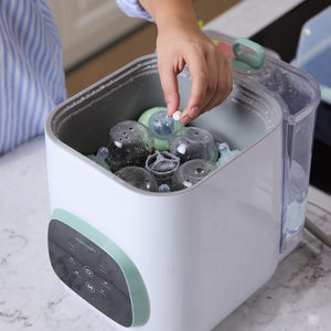 Momcozy Sterilizers & Washer KleanPal Pro Baby Bottle Washer White - Bottle Cleaning & Sterilizing