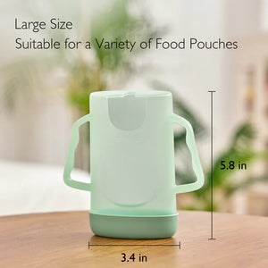 Momcozy Weaning Accessories Squeeze Pouch Holder Green - Feeding Essentials