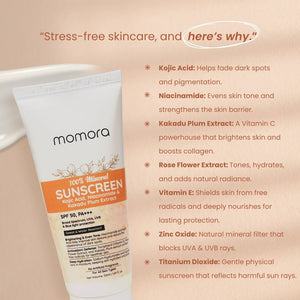 Momora 100% Mineral Sunscreen - Skin Care