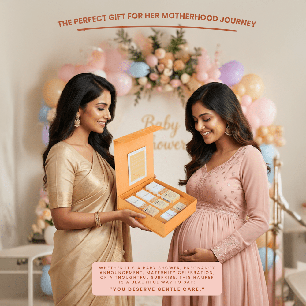 Momora Signature Pregnancy Safe Skincare Gift Hamper - Gift Box for Mom