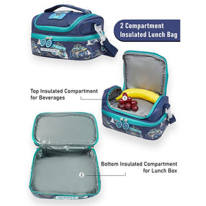 Monster Truck Lunchbag for Kids, 5yrs - 10 yrs - Back To School