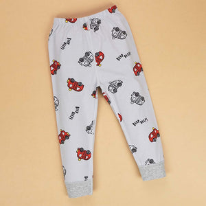 Monster Truck soft Cotton Joggers Nightsuit set for Kids - 2 - 3 Years Nightsuits