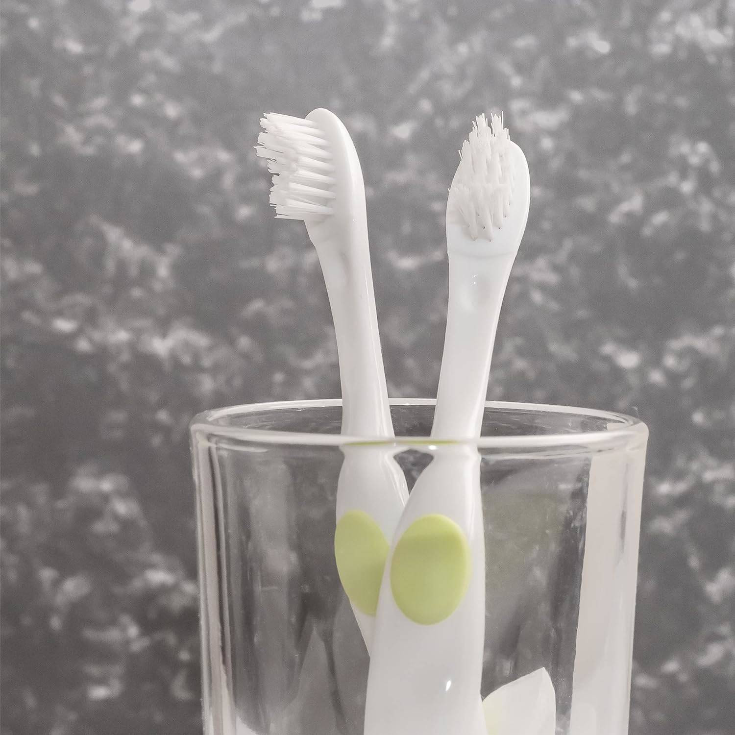 Moon 2 Toddler Toothbrush Tooth Brush white - MNBSHWT03