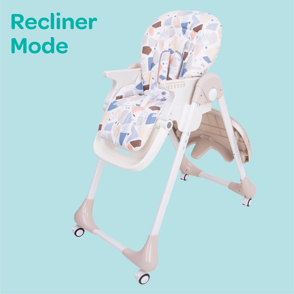Moon Apex High Chair White & Pink 6 months to 3 years - MNNSHC17