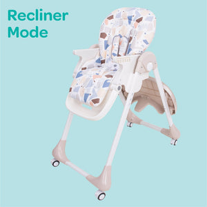 Moon Apex High Chair White & Pink 6 months to 3 years - MNNSHC17