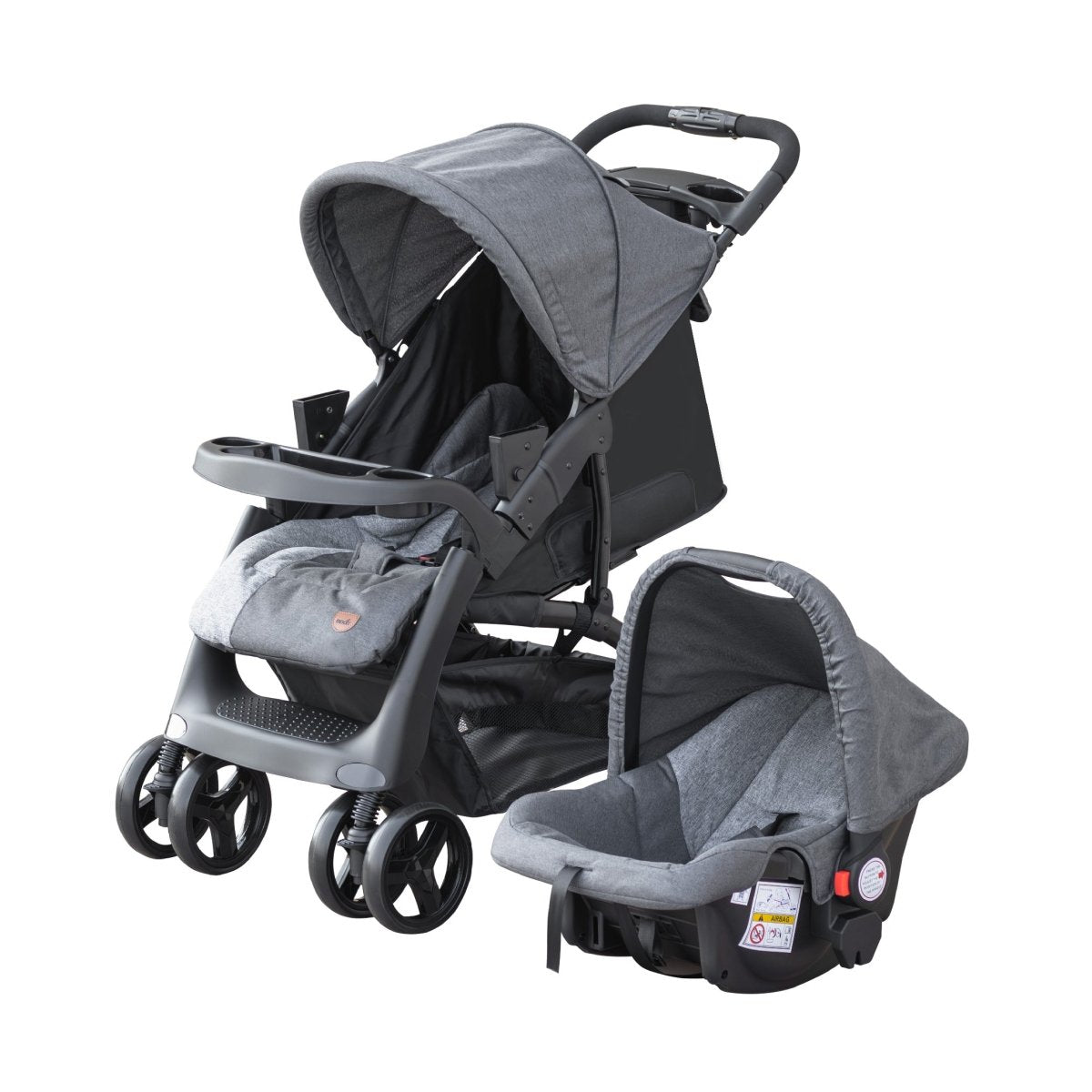 Moon Aria Go Travel System Black - MNNPRMT45