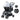 Moon Aria Go Travel System Lite Grey - MNNPRMT46
