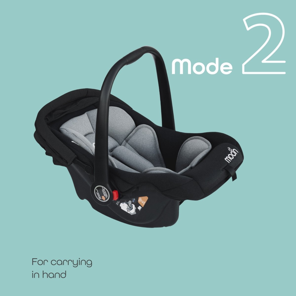 Moon Bibo Infant Carrier Black - MNNCSMT42