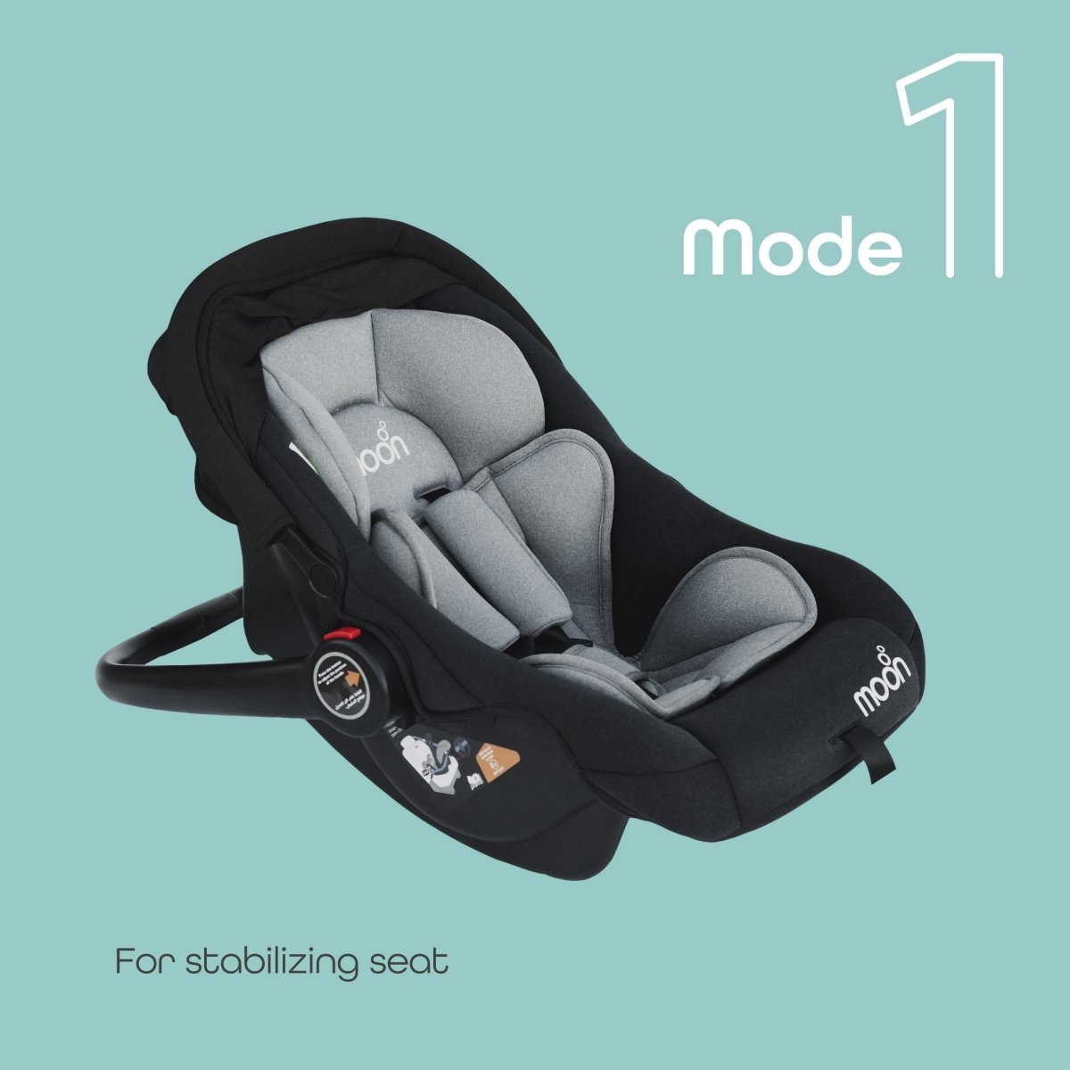 Moon Bibo Infant Carrier Black - MNNCSMT42