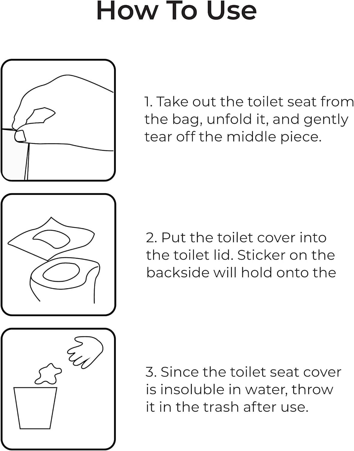 Moon Disposable toilet seat cover Potty Training Multicolor - MNSDCMT01