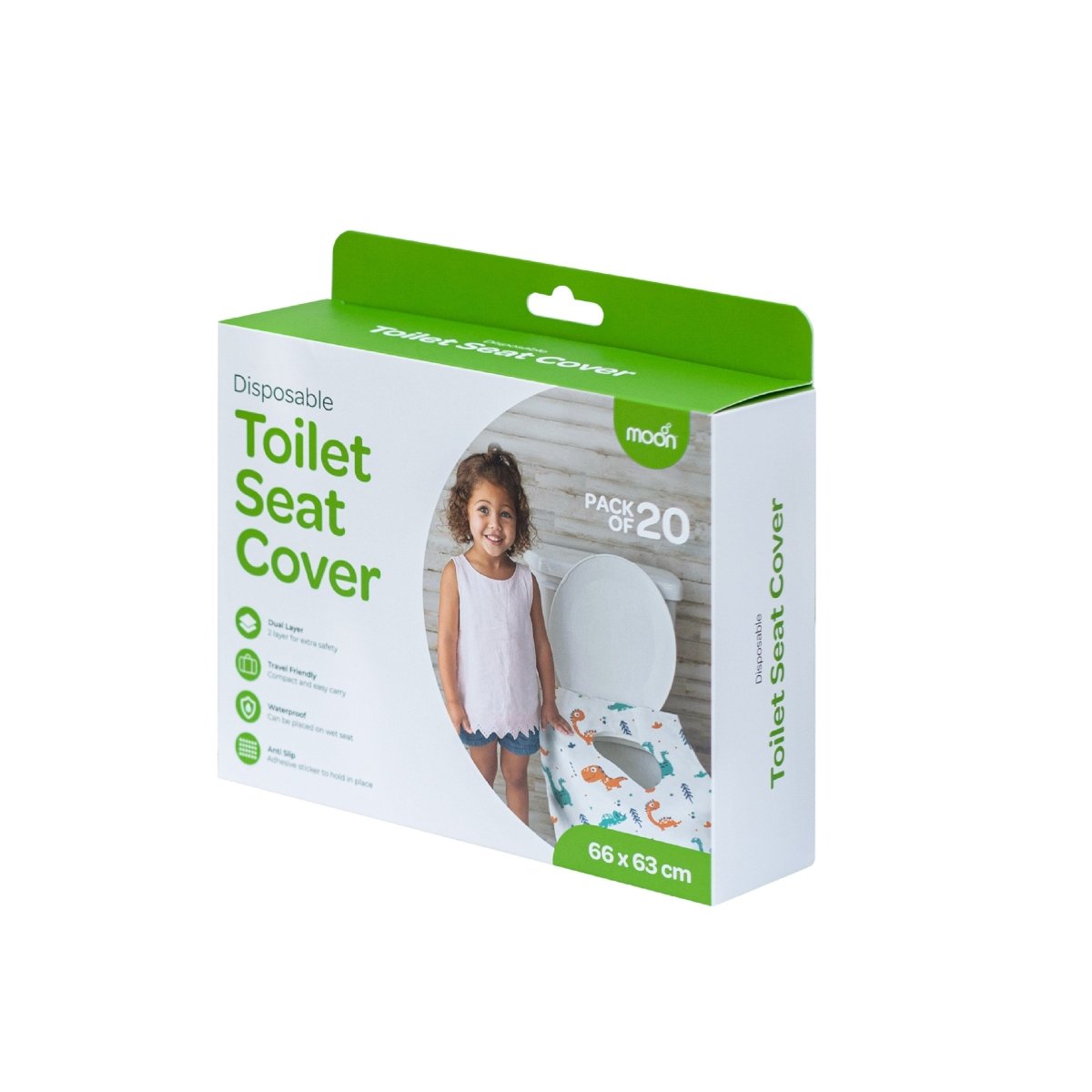 Moon Disposable toilet seat cover Potty Training Multicolor - MNSDCMT01