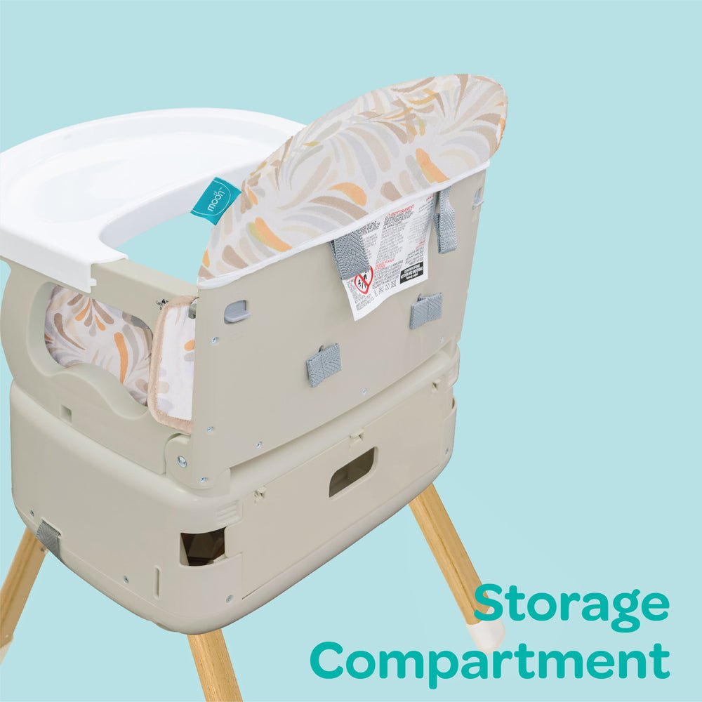 Moon High Chair Beige 6 months to 3 years - MNNSHC15