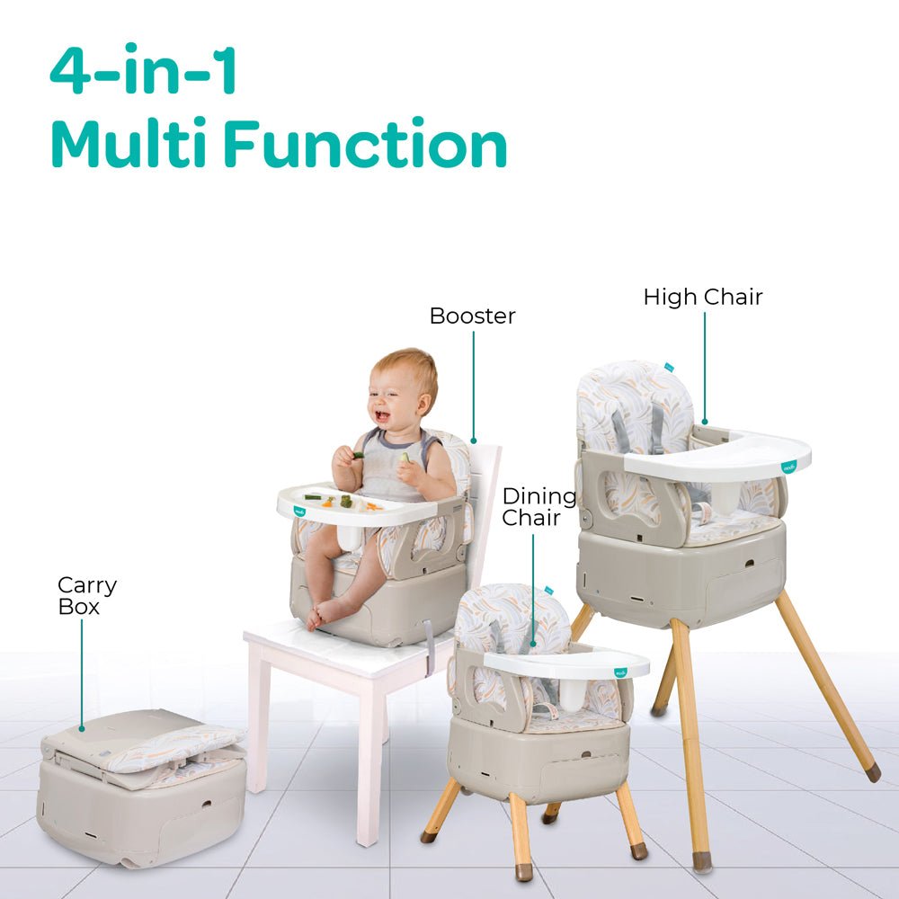 Moon High Chair Beige 6 months to 3 years - MNNSHC15