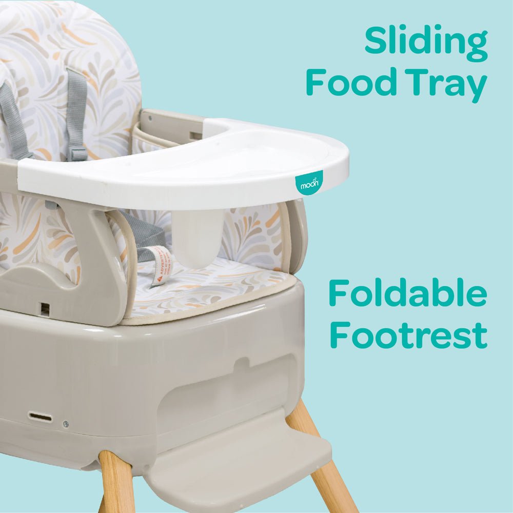 Moon High Chair Beige 6 months to 3 years - MNNSHC15