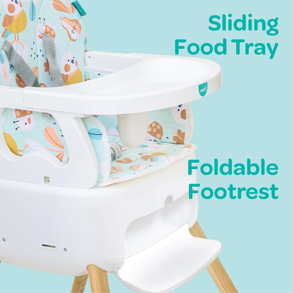Moon High Chair Blue 6 months to 3 years - MNNSHC14