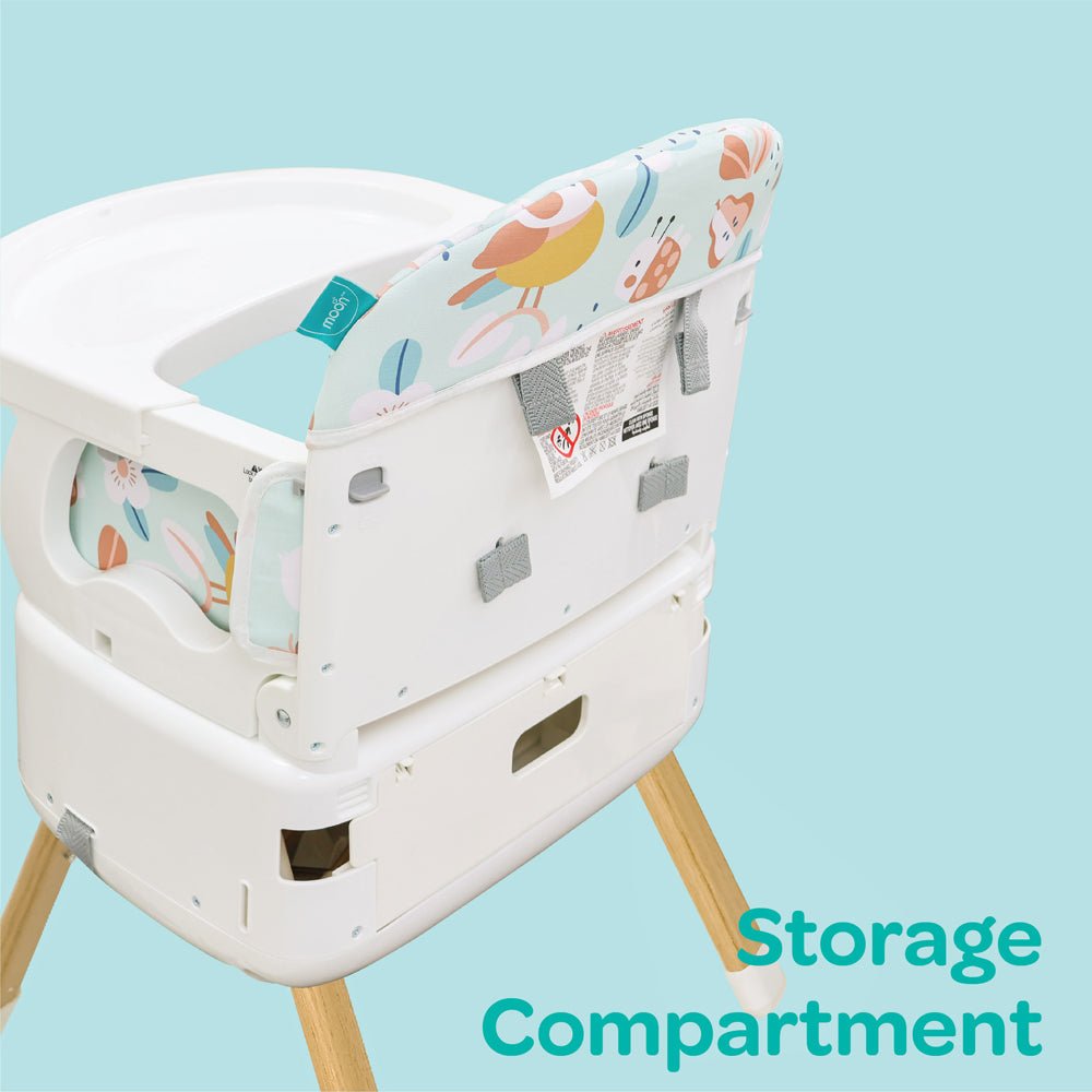 Moon High Chair Blue 6 months to 3 years - MNNSHC14