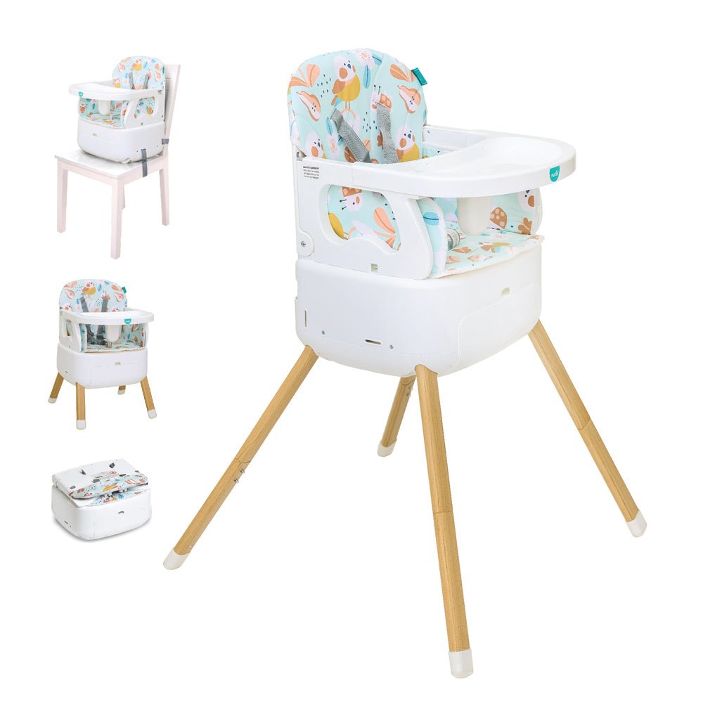 Moon High Chair Blue 6 months to 3 years - MNNSHC14