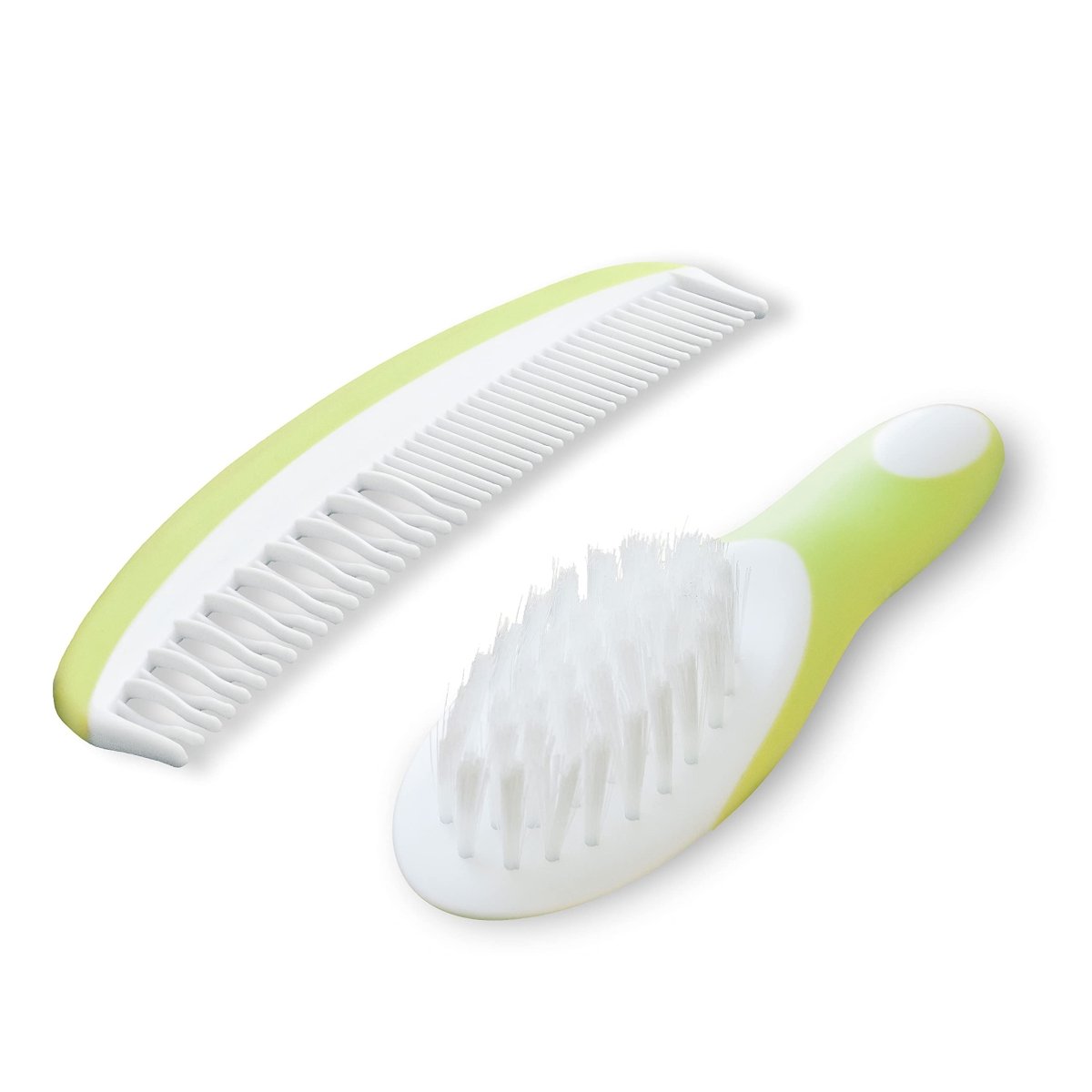 Moon Infant Brush & Comb Set Grooming Green - MNBSHGR04
