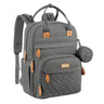 Moon KaryMe with pacifier case Diaper Bags Dark Grey - MNADBDG02