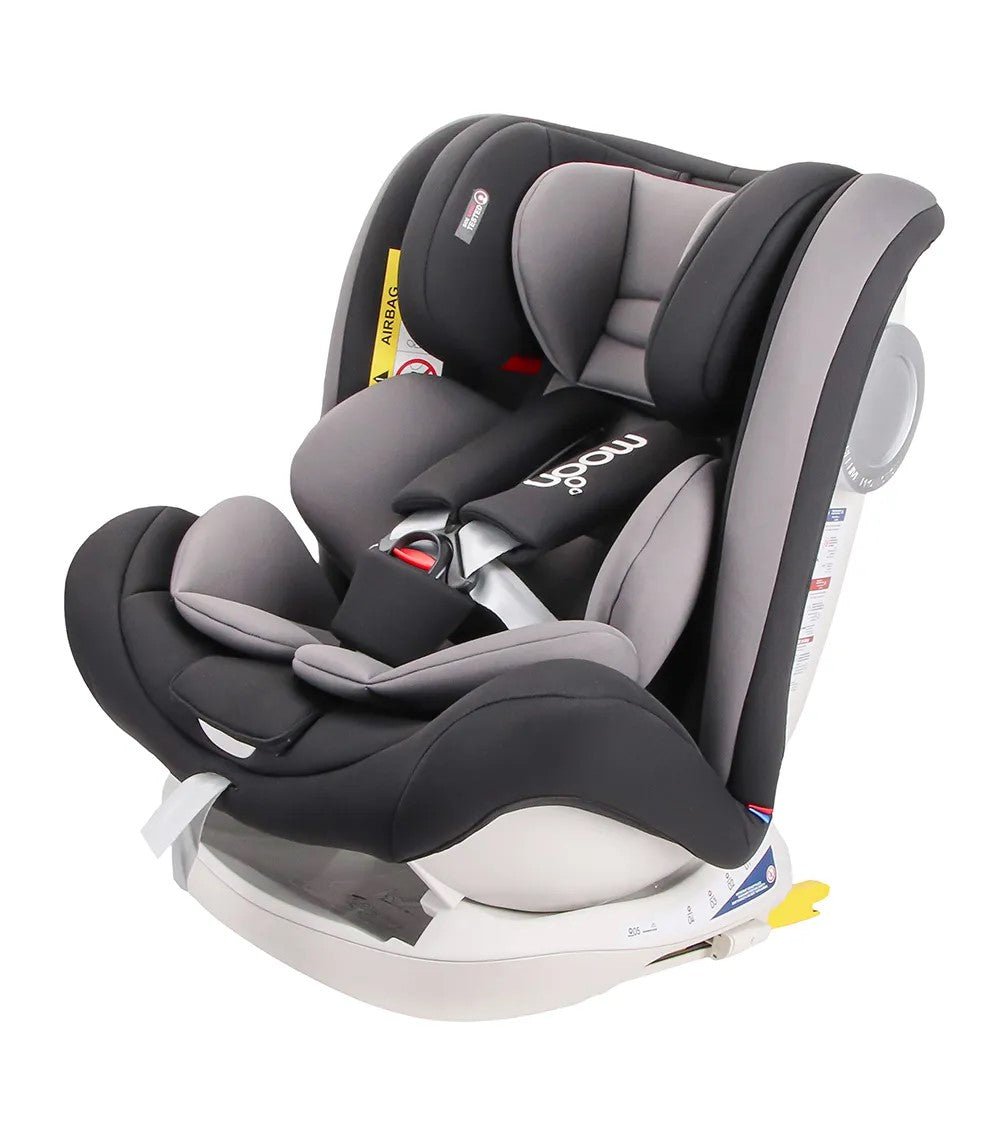 Moon Melhor Car Seat Black Birth to 12 Years - MNNCSMT01