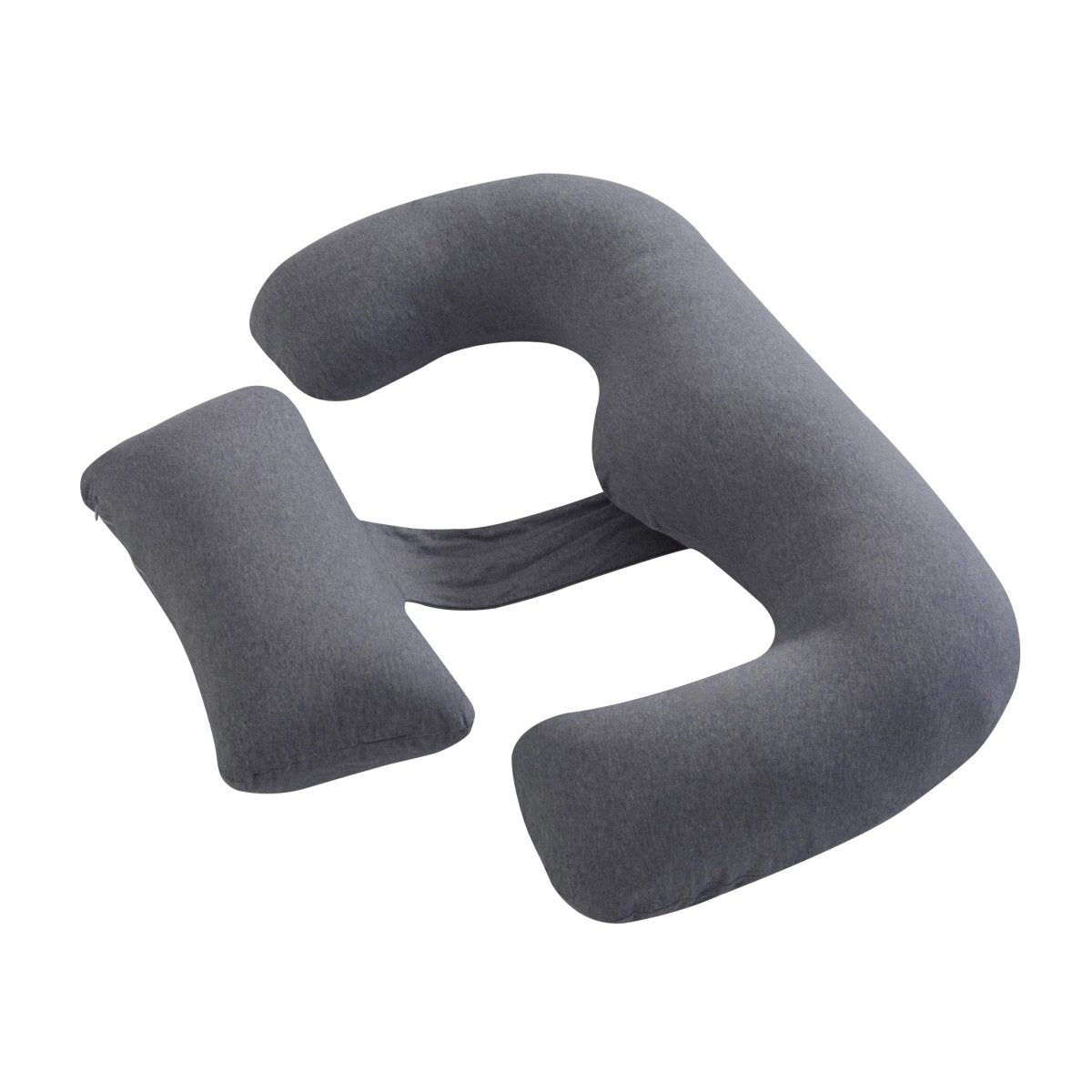 Moon Organic Multi Position Maternity Pillow with Detachable back support Maternity Accessories Grey Adult - MNSMPMT22