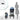 Moon Pro- 2in1 Stroller Blue - MNBGSGB01