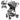 Moon Pro - 2in1 Stroller Grey Birth to 15 kg - MNNPRMT30