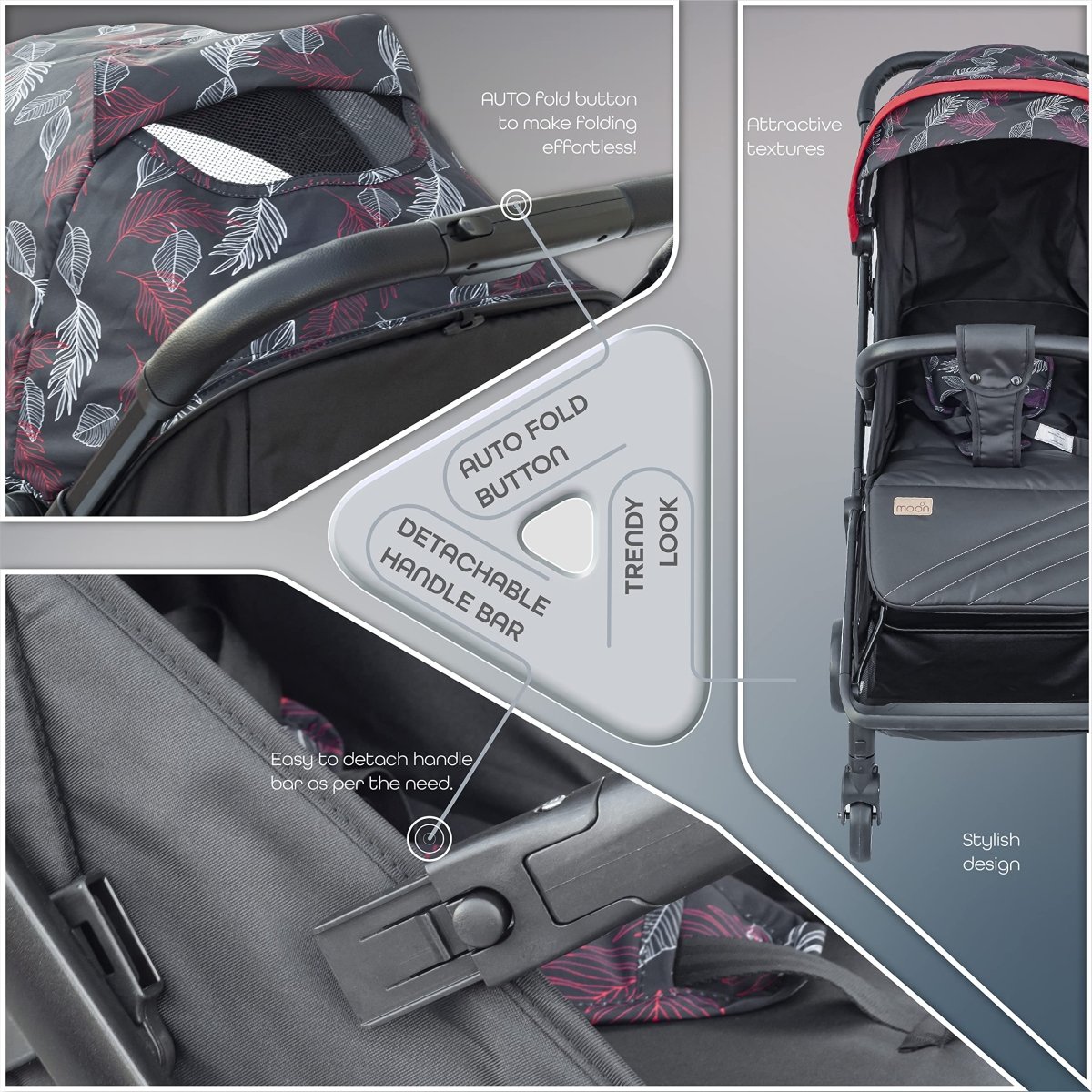 Moon Pronto Stroller Pattern - MNNPRMT06