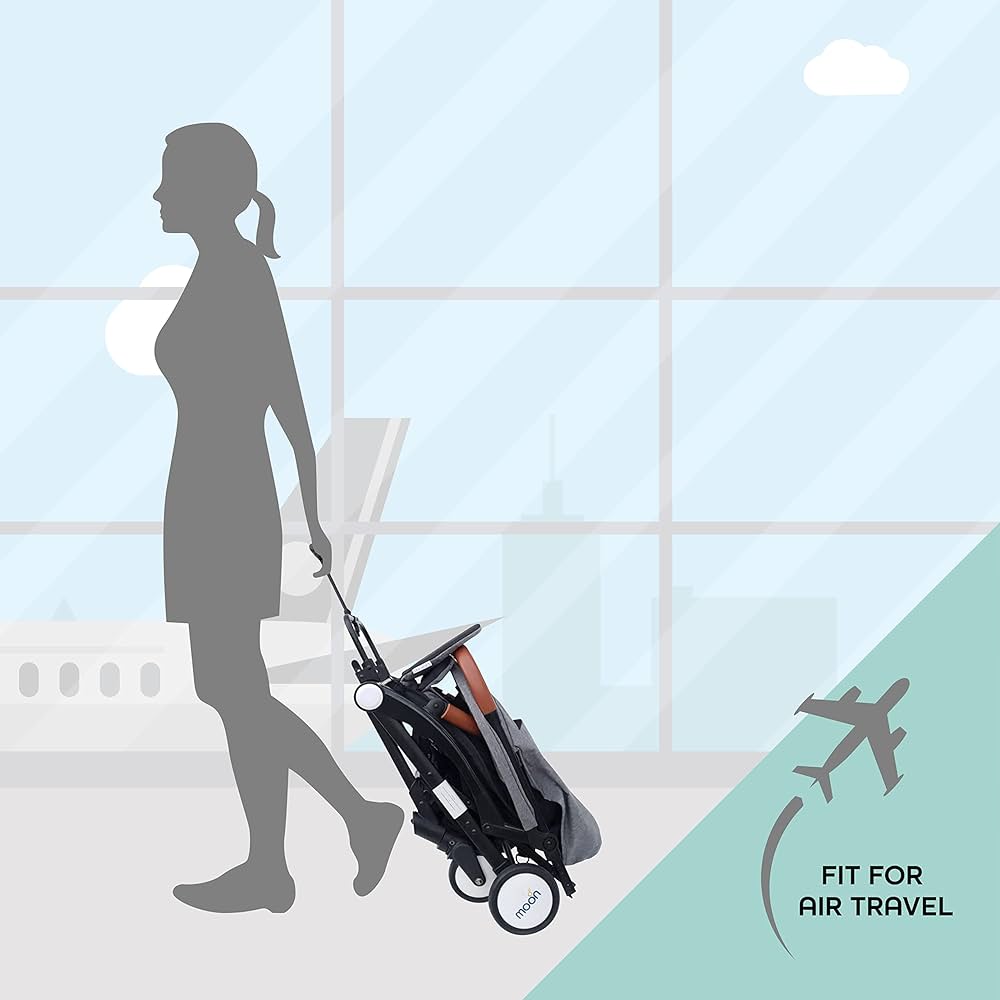 Moon Ritzi Stroller Black - MNBGSBK04