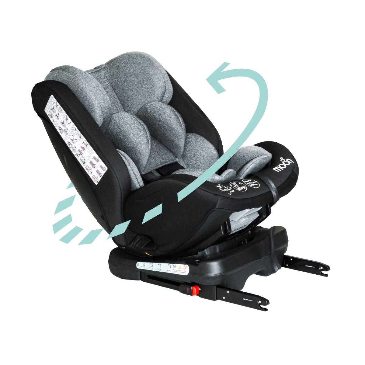 Moon Rover Car Seat Black - MNNCSMT04