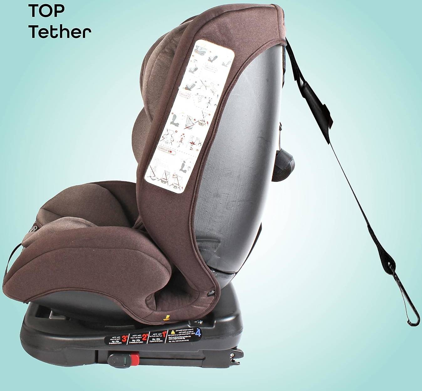Moon Rover Car Seat Brown - MNBGCBN05