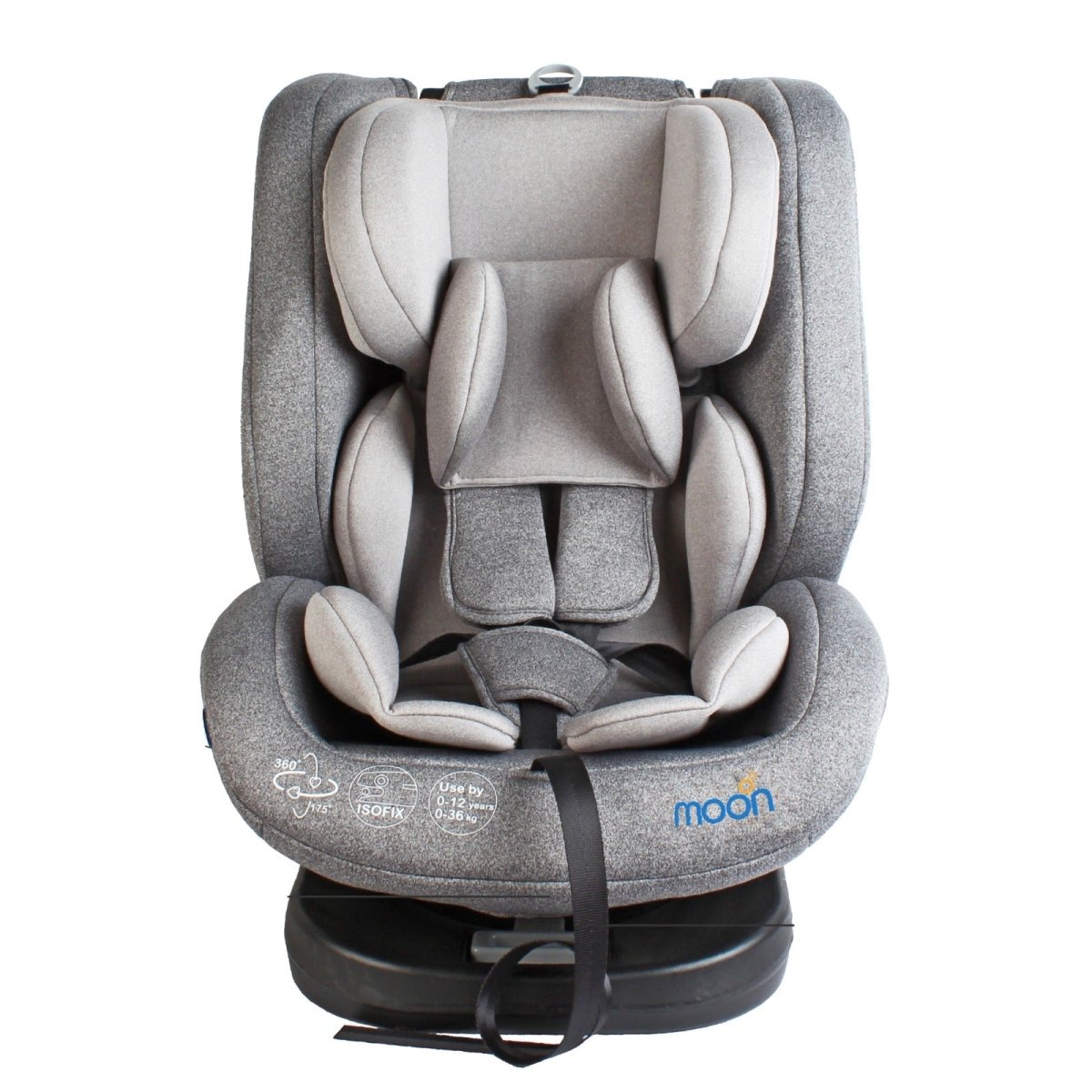 Moon Rover Car Seat Grey Birth to 12 Years - MNBGCGY07