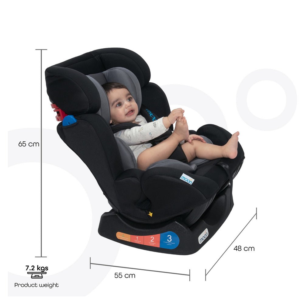 Moon Sumo Car Seat Black - MNBGCBK01