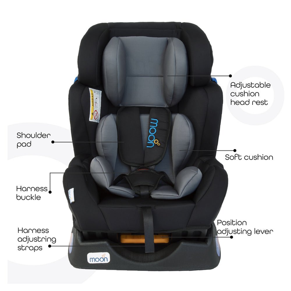 Moon Sumo Car Seat Black - MNBGCBK01