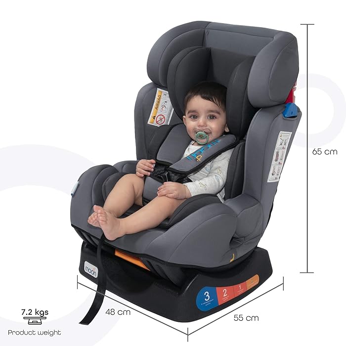 Moon Sumo Car Seat Grey - MNBGCDG11