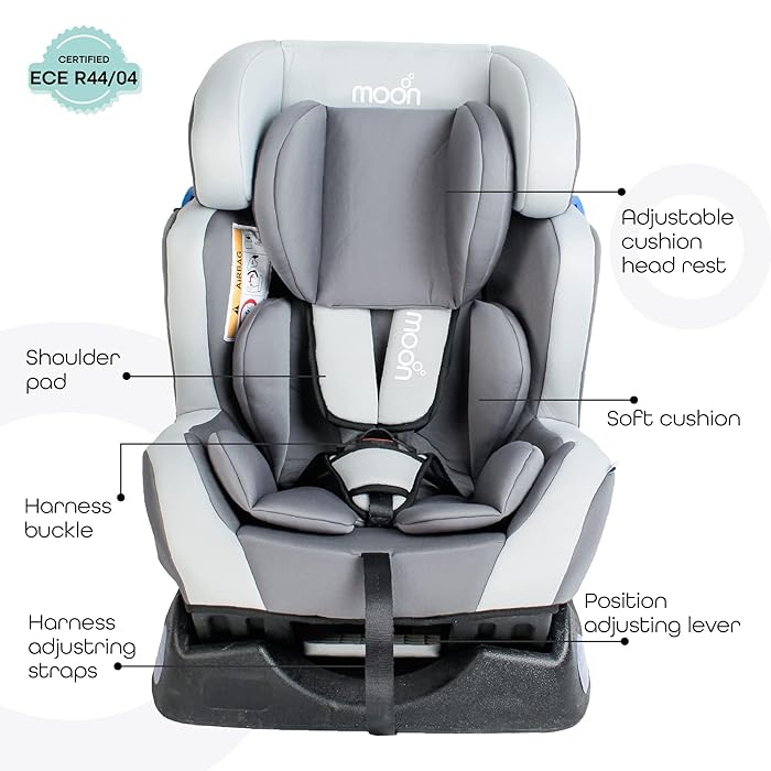 Moon Sumo Car Seat Lite Grey - MNBGCLG17