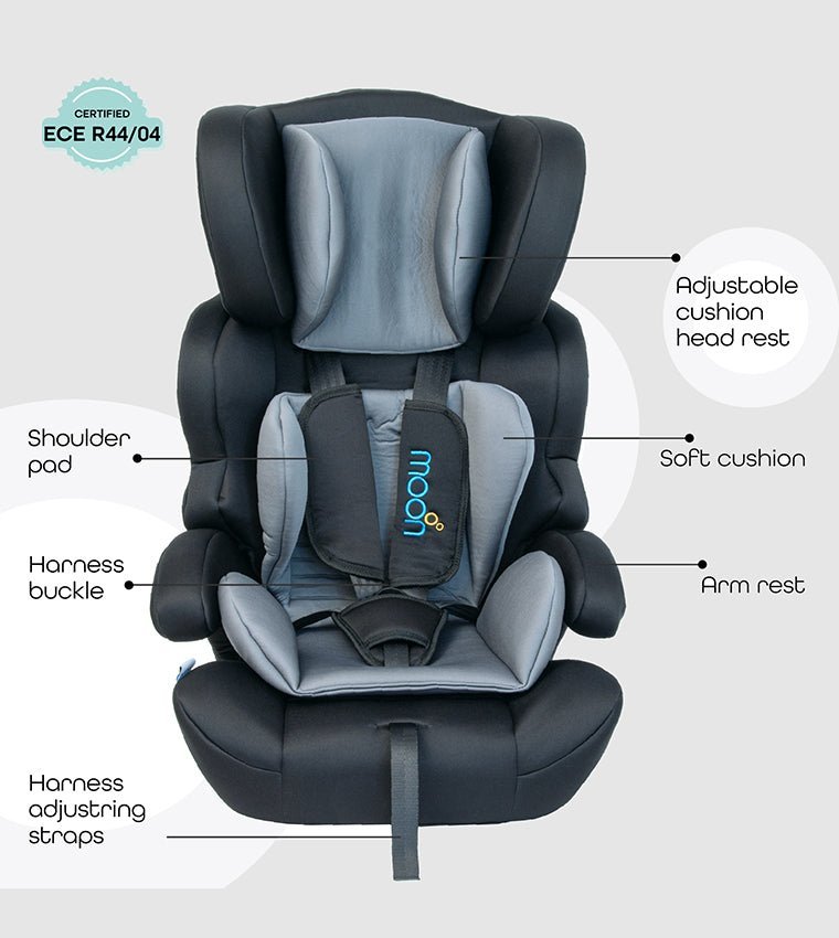 Moon Tolo Car Seat Blue - MNNCSMT70