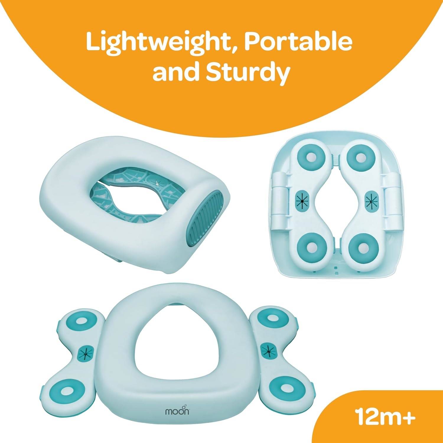 Moon Travel Baby Potty Seat Potty Training Teal - MNNSPT02