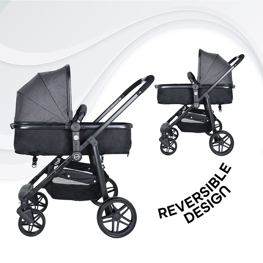 Moon Tres 3in1 Travel System Dark Grey Birth to 15 kg - MNNPRMT24