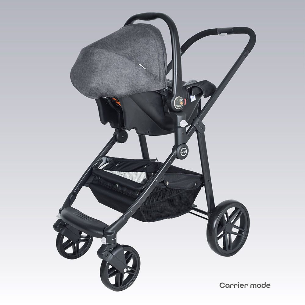 Moon Tres 3in1 Travel System Dark Grey Birth to 15 kg - MNNPRMT24