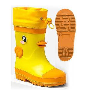 Mr. Daffy Quackhead Flexible Rubber Rain Gumboots for Toddlers and Kids - Little Surprise BoxMr. Daffy Quackhead Flexible Rubber Rain Gumboots for Toddlers and Kids