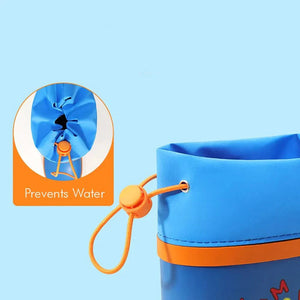 Mr. Dino Dig Tripper Flexible Rubber Rain Gumboots for Kids Cobalt Blue - Little Surprise BoxMr. Dino Dig Tripper Flexible Rubber Rain Gumboots for Kids Cobalt Blue