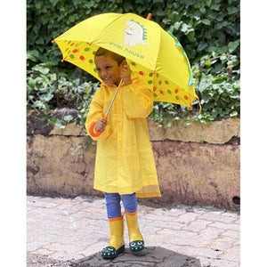 Mr. Extinct Horn Raincoat, Umbrella & Boots matching Rainwear set for Kids - 