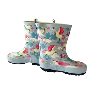Ms. Grace Blush Raincoat, Umbrella & Boots matching Rainwear set for Kids - 